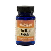 Birth Song Botanicals Let There Be Milk Lactation Supplement with Organic Blessed Thistle, Liquid Capsules, 60 Count