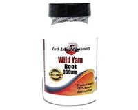 Wild Yam Root 850mg * 100 Caps 100% Natural - by EarhNaturalSupplements