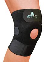 AllyFlex Patella Stabilizer Knee Brace - Breathable Adjustable Knee Support for Joint Pain Arthritis Meniscus Tear ACL MCL. Open Patella Dual Stabilizers Non Slip Neoprene Wrap for Men & Women
