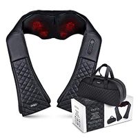OVELY Shiatsu Neck and Back Massager, Shoulder, Leg and Foot Massage Deep Tissue 3D Kneading Pillow, Heat Body Massage for Muscle Pain Relief - Electric, Powerful, Portable - Office, Home & Car