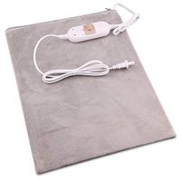 Heating Pads for Back Pain - Electric Heating Pad with Auto Shut Off Neck and Shoulder Pain Relief Standard Size 12 x 15 Inch Grey