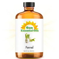 Fennel Essential Oil (Huge 8oz Bottle) Bulk Fennel Oil - 8 Ounce