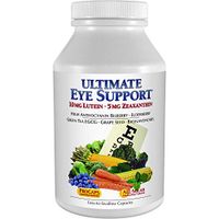 Andrew Lessman Ultimate Eye Support 180 Capsules - 10mg Lutein, 5mg Zeaxanthin, Bilberry, Key Nutrients to Support Eye Health and Promote Healthy Vision. No Additives. Easy to Swallow Capsules