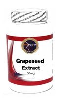 Grapeseed Extract 50mg 200 Capsules # BioPower Nutrition