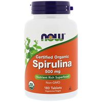 NOW Foods - Spirulina 500 mg. - 180 Tablets ( Multi-Pack)
