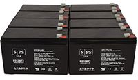 UB1290 12V 9Ah 6FM9 Wheelchair Scooter SLA AGM Replacement Battery- SPS Brand (8 Pack)