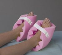 Medline NON081440PH Convoluted Foam Heel Protectors, Purple