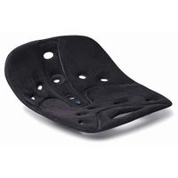 BackJoy SitSmart Fabric Pro Gel Posture Cushion | Lumbar Support for Lower Back Pain | Improve Posture | Car/Office/Hard Surface/Desk Chairs | for Adults (SitSmart Pro Gel, Black)