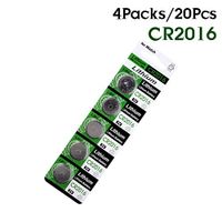 Battery CR2016 LM2016 BR2016 DL2016 KCR2016 3V Coin Cell for Watch Toy 20Pcs