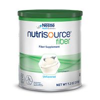 NutriSource Fiber Supplement Powder, Unflavored, 7.2 oz Canister, (Pack of 4)
