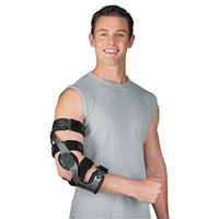 BREG '21910 Brace, Knee, Left, XS Ots Powdercoat Aluminum Frame Polycentric Hinge Compact X2K