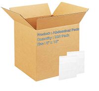 Abdominal Pads. Case of 320 Sterile ABD Pads 8" x 10". Highly Absorbent sterile dressings for Wound Padding and Protection. Multi-Layer Dressing. Sealed Edges.