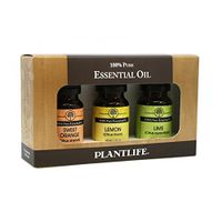 Plantlife 100% Pure Essential Oil Citrus 3 Pack Set 10ml (Sweet Orange, Lemon, Lime)