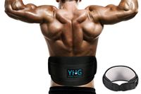 Weight Lifting Belt Great for Squats, Crossfit, Lunges, Deadlift, Thrusters - Best Back Belt Support For Men & Women - 6 Inch Black Comfortable & Adjustable Lumbar Belt Support (Large 33" - 37")