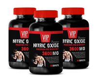 pre Workout Testosterone Booster - Nitric Oxide PRE Workout Booster 3600MG - Nitric Oxide Women - 3 Bottles 270 Caplets
