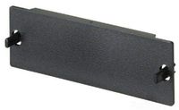 Black PANDUIT FAPB PAN-NET Fiber Optic Blank Adapter Panel,