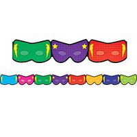 Teacher Created Resources Superhero Masks Die-Cut Border Trim