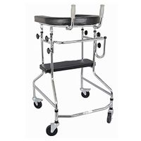 Luckya Rollators Old Man Pulley Adult Standing Frame Rehabilitation Training Equipment Non-Slip Walking Stick with Hospital