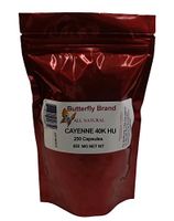 Cayenne 40K HU Capsules 650mg Bag of 250