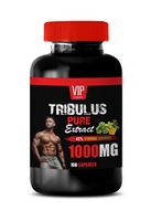 Testosterone Booster for Men Muscle Growth - TRIBULUS Pure Extract 1000MG - tribulus Herbal Supplements - 1 Bottle 100 Capsules