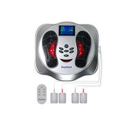 FDA Approved Foot Circulation Device, Nerve Muscle Stimulator, EMS Foot Massager for Neuropathy, Relieves Feet Legs & Ankles Pains, Relaxes and Massages Body with TENS Unit (Gray)