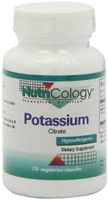 Nutricology Potassium Citrate, Vegicaps, 120-Count