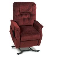 PR-200 Value Series Capri Reclining Chair Fabric: Chestnut (vinyl), Extra Pocket: (No Extra Pocket), Hand Control: Right Side (Standard)