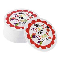 BESTOYARD Tags Flower Message Cards Baking Biscuit Candy Treats Labels