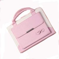Boens iPad Mini 4 Case, Stylish Leather Handbag Cover with Multi Viewing Angle Card Slots Full Body Protective for iPad Mini 4 (Pink)