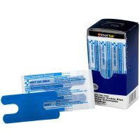 Knuckle Visible Blue Bandage, (20) Knuckle Bandages 1-1/2" W Box of 20 Each