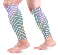 LEVEIS Chevron Stripes Arm Sleeves UV Protection for Men Women Sunblock Protective Gloves Running Golf Cycling Driving Long Arm Cover 1 Pair