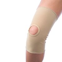 Body Sport slip on knee compression sleeve w/open patella, medium