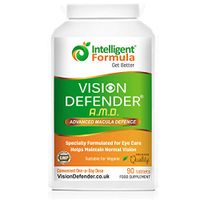 AREDS2 VISION DEFENDER AMD Supplement: Lutein, Zeaxanthin, Zinc, Vitamin E – AREDS 2 Eye Vitamins, Minerals, Nutrients for Eyes. 3 Months Supply (90 tablets) One-A-Day Vegan Eye Supplement. Made in UK