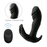 Male Postate Massager Extreme Enjoyment Vibrating Stimulator Plug Multi Speed, Rechargeable Male Postate Massager for Man