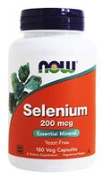 NOW Foods Selenium 200 mcg VCaps, 180 ct (180)