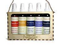 Aromatherapy Spray Gift Set in Natural Wooden Tote