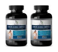 Colon Cleanse and Weight Loss - Colon Cleanse Complex - Advanced Cleansing Formula - goldenseal Supplements - 2 Bottles 180 Capsules