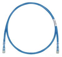 Panduit UTPSP20BUY Category-6 8-Conductor Strain Relief Clear Boot Patch Cord, 20-Feet, Blue