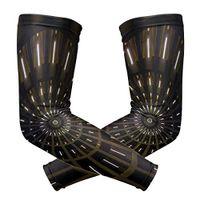 LEVEIS Abstract Art Blur Circle Arm Sleeves UV Protection for Men Women Sunblock Protective Gloves Running Golf Cycling Driving Long Arm Cover 1 Pair
