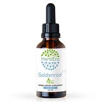 Goldenrod A60 Alcohol Herbal Extract, Super-Concentrated Tincture, Organic Goldenrod (Solidago spp.) Dried Herb (2 fl oz)