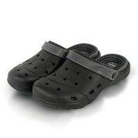 U.S. JACLEAN Foot Reflexology Sandals Women's Therapeutic Acupressure Massaging Sandals Slippers ACU Air (XL(W9), Black)