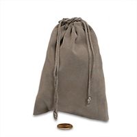 Gray Velour Jewelry Bags | Quantity: 25 | Width: 3"