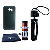 Apexel Telescope 12.5X Zoom Telephoto Manual Focus Long Focal Camera Phone Lens with High-end Tripod for Samsung Galaxy S6 Edge Plus