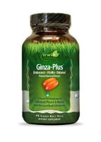 Caffeine-Free Boost with Pure Asian Ginseng Extract, Ginza-Plus by Irwin Naturals, 75 Liquid Softgels