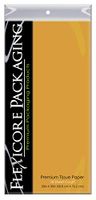 Flexicore Packaging Harvest Gold Gift Wrap Tissue Paper XL | Size: 20 Inch X 30 Inch | Count: 10 Sheets | Color: Harvest Gold