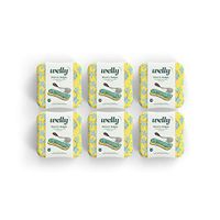Welly Bandages - Bravery Badges, Flexible Fabric, Adhesive, Standard Shape, Floral Patterns - 48 Count (Pack of 6)