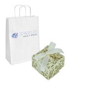 Sparkles Make It Special 200-pcs Small Ribbon Favor Candy Boxes Wedding Gift Candy Boxes Ivory