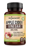 Organic Apple Cider Vinegar Capsules - High Potency, 100% Pure, Raw with Mother - 120 Capsules