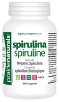 Prairie Naturals Organic Spirulina Tablets, 180 Count
