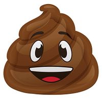 Poop Emoji Paper Plates, 24 ct